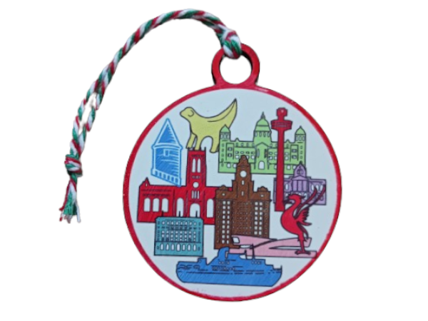 Liverpool Landmarks - Christmas Bauble